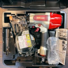 【7日保証・整備済】消耗部品多数交換♪MAX マックス 常圧 65mm 釘打ち機 CN-565CG ケース付き N釘対応モデル 動作良好！