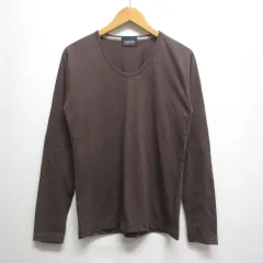 ニコルクラブフォーメン NICOLE CLUB FOR MEN 長袖 Tシャツ カットソー 46 茶 ブラウンのサムネイル