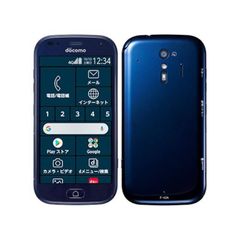 「新品・docomo版」SIMフリー らくらくスマートフォン F-42A 32GB [ネイビー]