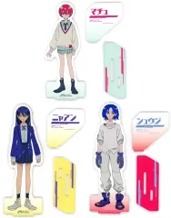 【中古】アクリルスタンド・アクリルパネル 全3種セット スタンド付きビッグアクリルフィギュア 「機動戦士Gundam GQuuuuuuX」 ナムコ限定