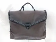 【BOTTEGA VENETA】 273484 VT0802008 ブリーフケース バッグ ブラウン ボッテガヴェネタ メンズ 中古