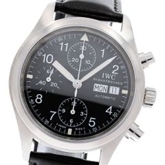 IWC IWC SCHAFFHAUSEN IW370603 フリーガー クロノグラフ デイデイト 自動巻き メンズ良品_840157