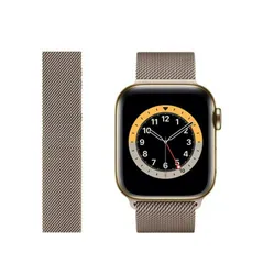 Apple Watch バンド 交換用 ベルト ステンレス ミラレーゼ ループ ゴールド メッシュ シンプル 可愛い おしゃれ 大人