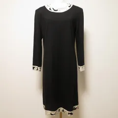 近年 極美品　ゆったり 大きいサイズ レオナール ワンピース 40～42 黒 2025年最新】レオナール ワンピース42の人気アイテム - メルカリ