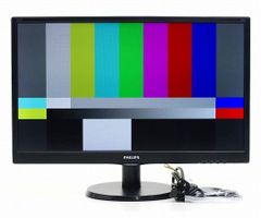 【良品】PHILIPS 243V5Q 23.6インチ非光沢MVAパネル フルHD 1920x1080ドット HDMI/DVI-D/アナログRGB入力 中古
