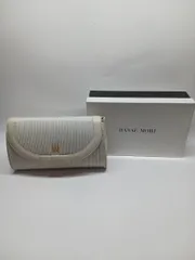 未使用美品　HANAE MORI　2WAYクラッチバッグ　ゴールドチェーン