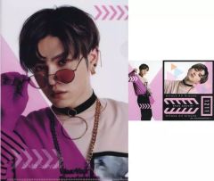 [중고] 클리어 파일 스에요시 히데타 A4 클리어 파일 & 스티커 세트 [이치 반 쿠지 AAA 15th ANNIVERSARY -thanx AAA lot-] G상