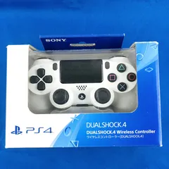 【動作OK】SONY PS4 DUALSHOCK4 ワイヤレス コントローラー 純正 Wireless Controller 箱付き 取扱説明書付き グレイシャーホワイト Glacier White CUH-ZCT2J ソニー デュアルショック