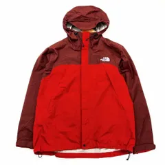 比較的美品 ☆ ノースフェイス THE NORTH FACE NP10180 ドットショット ジャケット マウンテンパーカー エンジ レッド M アウトドア■N172