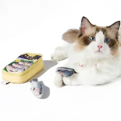魚缶詰おもちゃ 【噛むおもちゃ】 ペット用 犬 猫 おもちゃ