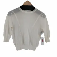 カルヴェン CARVEN シースルークルーネックニット レディース import：S のサムネイル