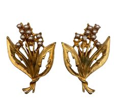 DOLCE&GABBANA ドルチェ＆ガッバーナ リーフデザイン イヤリング 中古 D4