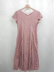 ◇ Θ JILL STUART ジル スチュアート 無地 ノースリーブ 膝下丈 ワンピース サイズF ピンク系 レディース E  【1506300019579】