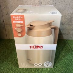 C8672 【未使用品】 THERMOS サーモス ステンレスポット 1.5L クリームホワイト TTB-1501 魔法びん構造 保温保冷