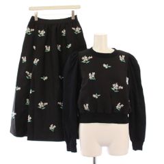 レオナール　テーラードジャケット　袖口デザイン　黒　ウール　13AR LEONARD FASHION 美品 レオナールファッション ニット