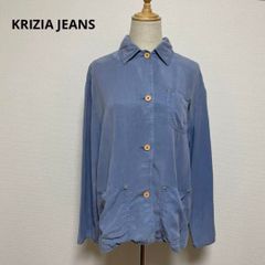 新品KRIZIA クリツィア リネン カシュクールブラウス シャツ