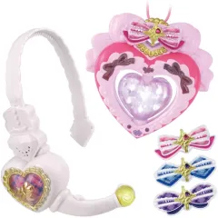 【新品】おもちゃ キミとアイドルプリキュア♪アイドルハートブローチ＆アイドルハートインカムセット 「キミとアイドルプリキュア♪」