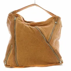 マークバイマークジェイコブス MARC by MARC JACOBS ハンドバッグ ワンショルダーバッグ ファスナー ジッパー ラムレザー 羊革 茶 ブラウン ■GY14 /MW