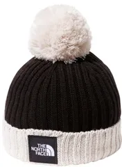 ザ・ノース・フェイス THE NORTH FACE アウトドア ポンポンカプッチョ キッズ Kids' Pom Pom Cappucho ニット帽子 ビーニー ぼんぼん ロゴ入り 抗菌防臭 フィット  NNJ42307 SS サンドスト