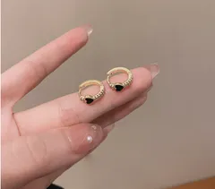 VINTAGE ハートピアス 個性イヤリング #21