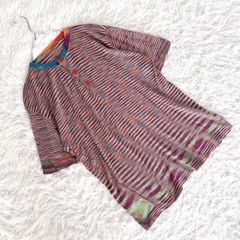超美品 MISSONI 長袖ニット 薄手 春ニット シルク カシミヤ