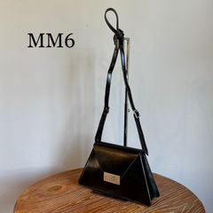 t35【極美品】MM6 メゾンマルジェラ 黒 シボ革 ジャパニーズ 2way