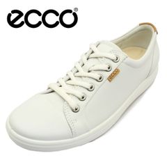 エコー ECCO レディース スニーカー ソフト 7 W_SOFT 7 W 430003 ウォーキングシューズ 本革 紐靴 ホワイト