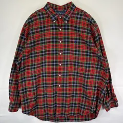古着 ポロバイラルフローレン Polo by Ralph Lauren 長袖 フランネルシャツ ワンポイントロゴ チェック柄 BLAKE XXL マルチカラー メンズ