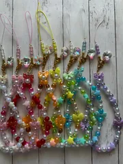 推し活カラー・ビーズストラップ