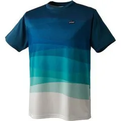 【新品】【LLサイズのみ】prince（プリンス）メンズ ユニセックス ゲームシャツ 吸水速乾・UPF50・リサイクル・バド 　ソフトメッシュドライ 素材　ブルーグリーン　MS5003-186-LL