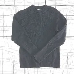 ◇ ⊆ BEAUTY & YOUTH UNITED ARROWS コットン 長袖 ニット カットソー サイズ表記なし ブラック系 レディース E  【1509100082996】