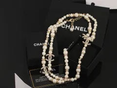 【今日特価】Chanel シャネル ダブル C パールネックレス 最新デザイン-MM輸入