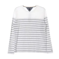 新品 XXL Tommy Hilfiger(トミーヒルフィガー) 白 ストライプ 長袖 Tシャツ