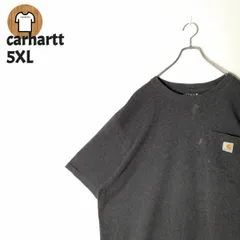 carhartt 半袖 Tシャツ ワークウェア 5XL 6L ブラック 黒 B131 ビッグサイズ 大きい ゆったり ビッグシルエット カーハート 胸ポケット