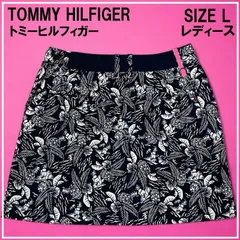 トミー ヒルフィガー ゴルフ シアサッカー スカート 柄 L