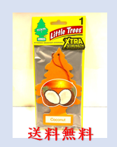 芳香剤 ビッグリトルツリー Little Trees ココナッツ 吊り下げタイプ　1個