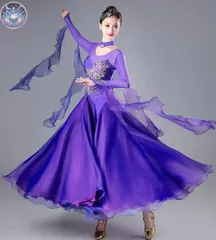 新品 未使用 スタンダードドレス デモ、発表会、競技会、ダンスパーティーにも最適♪