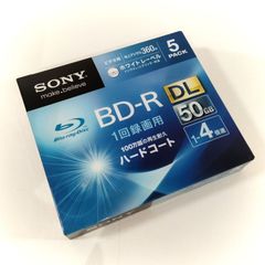 [N-5818] 新品・未開封品 SONY 録画用BD-R DL 50G 1-4倍速 5枚セット