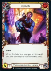 【中古】Flesh and Blood EVO199[C]：(Rainbow Foil)Expedite (2)