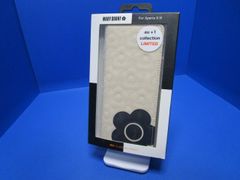 au +1 collection KDDI Xperia 5 IV 手帳型ケース Mary Quant デイジーパッチキルティング ブックタイプケース Beige