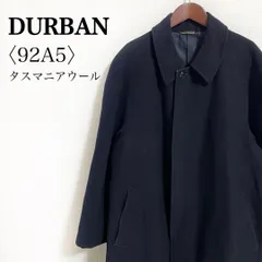D’URBAN ダーバン タスマニアウール チェスターコート ネイビー 92A5 メンズ 比翼仕立て ロングコート 秋冬 アウター 上質素材のサムネイル