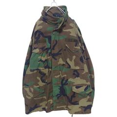 XS-R】米軍実物 M-65 フィールドジャケット ウッドランドカモ 混成 