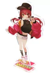 【中古】アクリルスタンド・アクリルパネル [単品] 宝鐘マリン オリジナルアクリルスタンド(しゅがおイラスト) vol.5 「バーチャルYouTuber ホロライブ×ファミリーマート 第5弾」