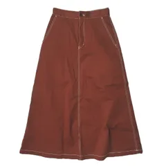 ADAM ET ROPE 19SS ステッチワークロングフレアスカート 38