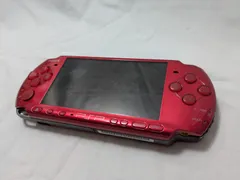 ジャンク品 ソニー/SONY PSP-3000 プレイステーション・ポータブル レッド 本体 SDカード付き 現状渡し