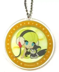【中古】雑貨 カミツレ＆エモンガ(丸形) 「ポケットモンスター ブラック・ホワイト ダイカットアクリルチャームコレクション Trainers Collection～Sazanami Town～」 ポケモンセンター限定