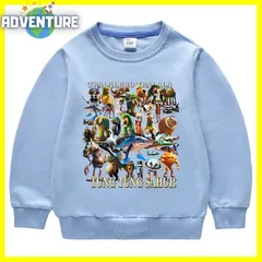 Tung Tung Tung Sahur トゥントゥントゥンサフール 長袖トレーナー ロンT 110 120 130 140 150 キッズ黒ブラック 青ブルー白ホワイト グレー水色トップス 服 Tシャツ イタリアンブレインロット 子供 tsrb15 FR