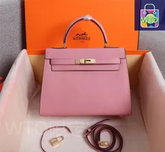 Hermes Kelly Bag ピンクのハンドバッグ／ショルダーバッグ