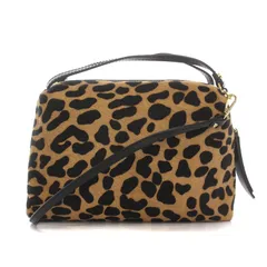 ジャンニキャリーニ GIANNI CHIARINI ALIFA M ショルダーバッグ 2WAY ハンドバッグ レオパード ヒョウ柄 ベージュ 茶 黒 /YM