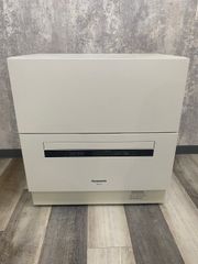 【中古】送料無料！Panasonic 電気食器洗い乾燥機 NP-TAE7-W 2020年製・
